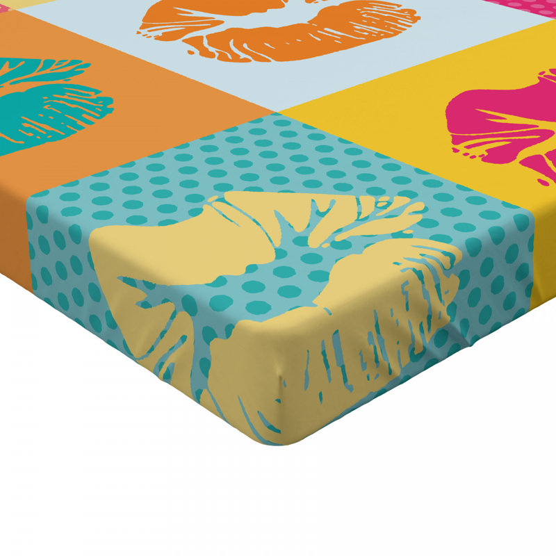 Microfiber Polka Dots Fitted Sheet, Twin XL Fitted Sheet
