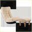 Fauteuil inclinable réglable en mousse à mémoire de forme 3D pour balcon / tatami | Coton | Courbé