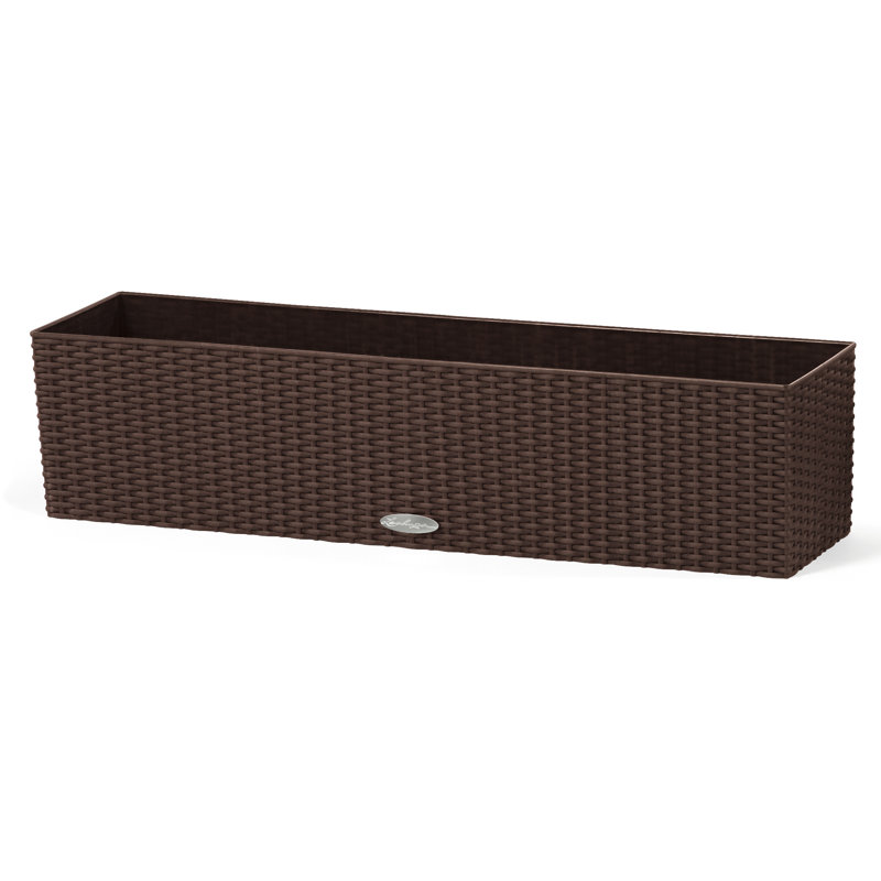 Balconera Window Box Planter, Mocha, 19 cm H x 79 cm W x 19 cm D