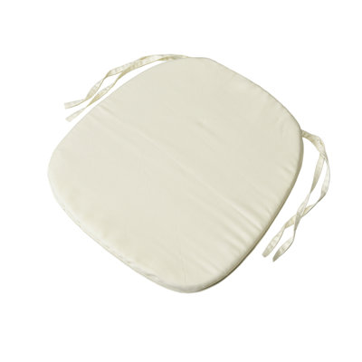 Slip Cover Tie Back Dining Chair Cushion