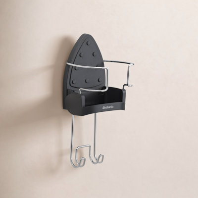 Wall-Mounted Iron and Ironing Board Holder
