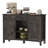 45.1"W Buffet Cabinet, Sideboard with Drawers and with Doors, Height Adjustable Shelves-234008760