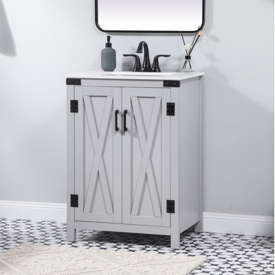 Ensemble de meuble-lavabo simple 24 po Slayton