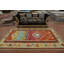 Tapis tribal en laine tissé à la main 7 x 10