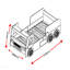 Lit de camion de pompiers Little Heroes