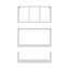 Tablettes murales flottantes à 3 niveaux pour le rangement et la présentation, panneau de particules blanc doux pour le bureau de la chambre à coucher du salon