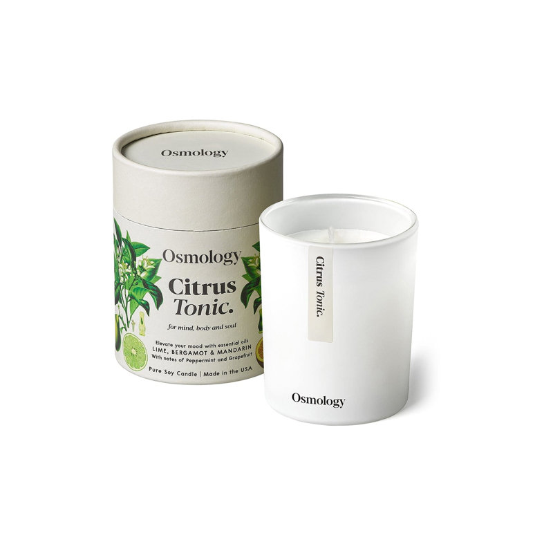 Bougie parfumée aux agrumes - bergamote lime et mandarine