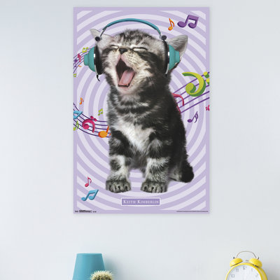 Impression sur papier 14 chat-chante