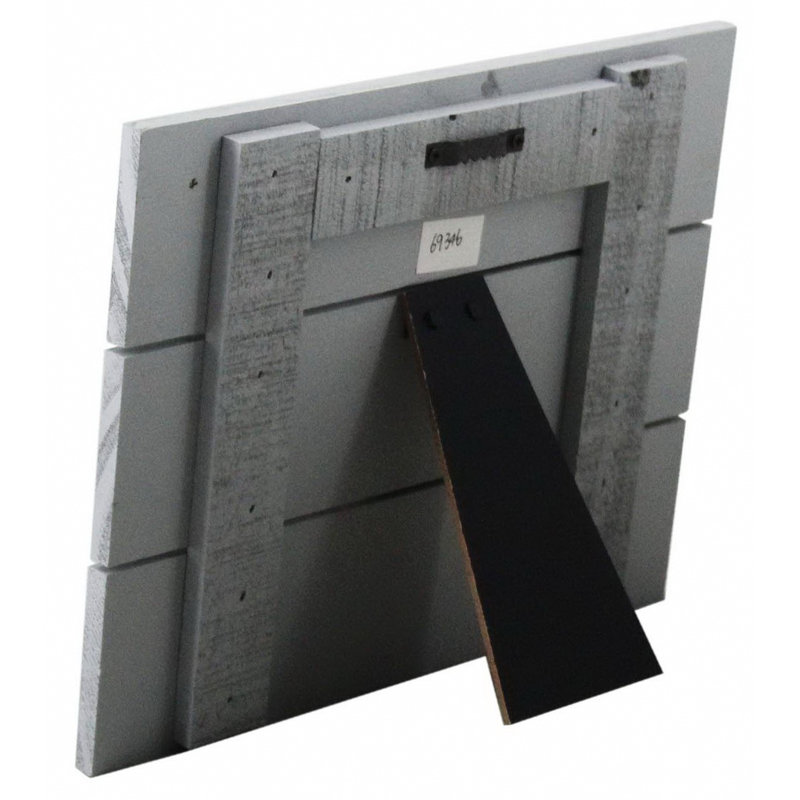 Dolbeare Gray Manufactured Wood, Plastic Matte Picture Frame