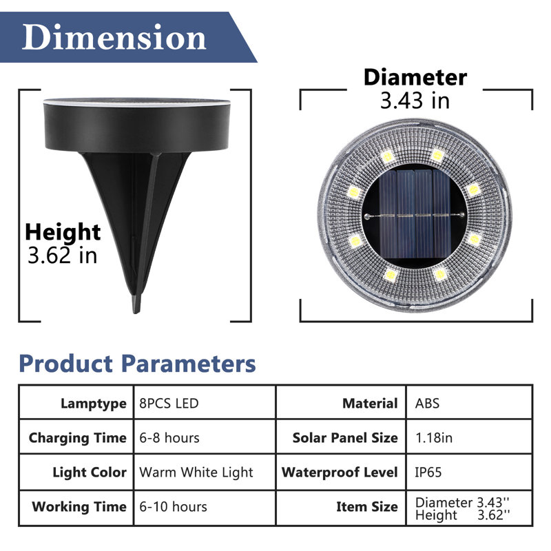 Solar Powered Integrated LED Well Light Kit, Bronze