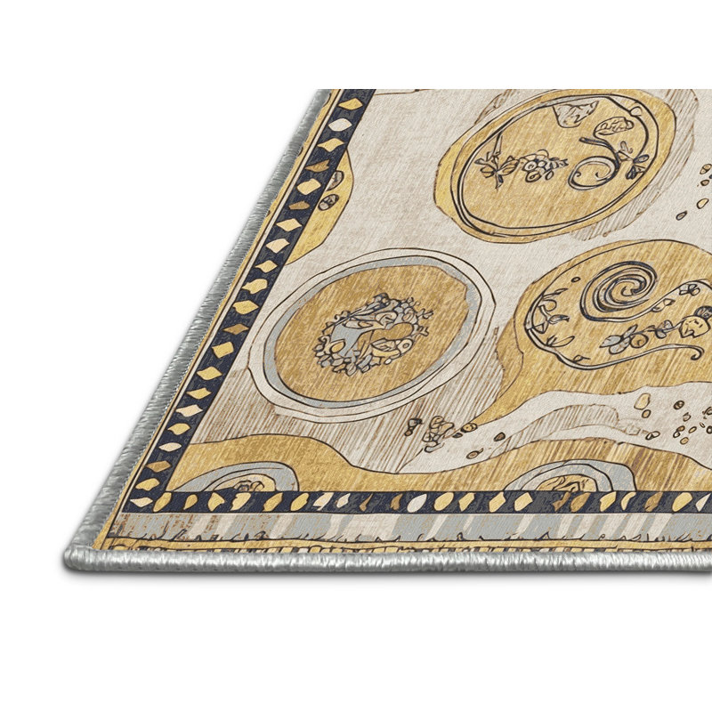 Peppy Pop Rug, Round 3'