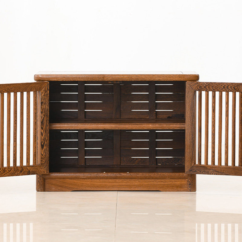 High quality solid wood storage shoe cabinet