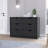Dresser Curio, Four Drawers, Black Wengue Finish-1389946124