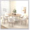 Table de salle à manger pour table de ferme ovale extensible 59 po x 43 po avec tréteaux à feuilles amovibles blanc
