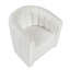 Chaise contemporaine contemporaine en tissu blanc avec fonction pivotante et tissu pivotant-446744150