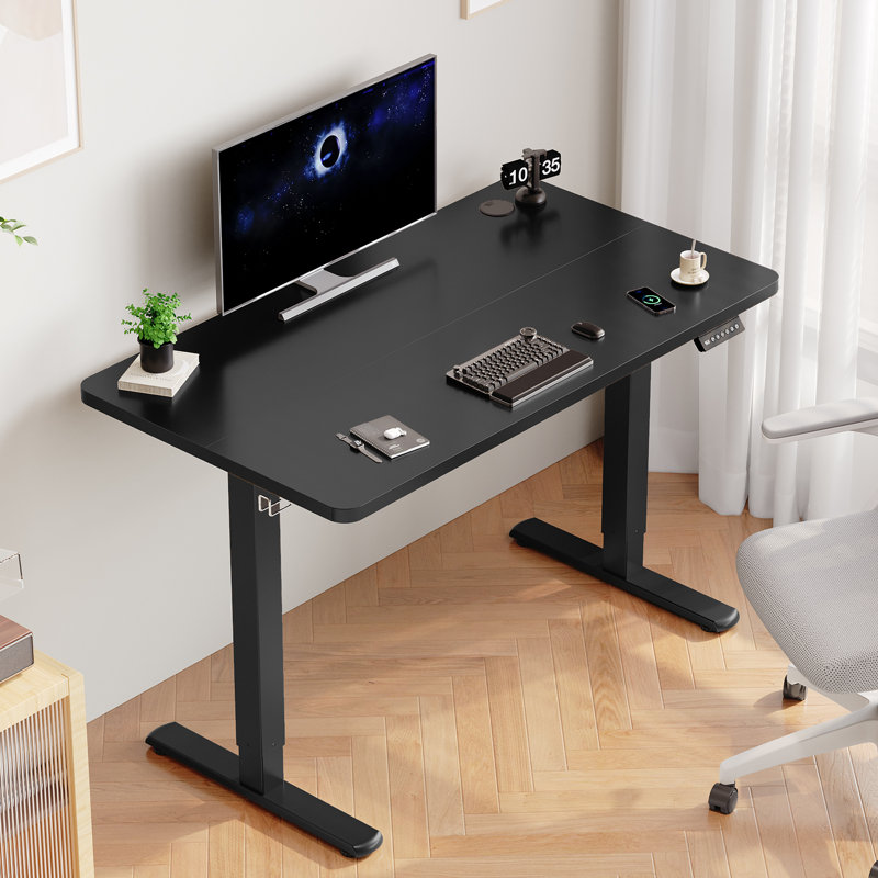 Electric Standing Desk Height Adjustable Desk Sit Stand Desk With Time Reminder Stand up Desk 2 Memory Setting Electric Desk 