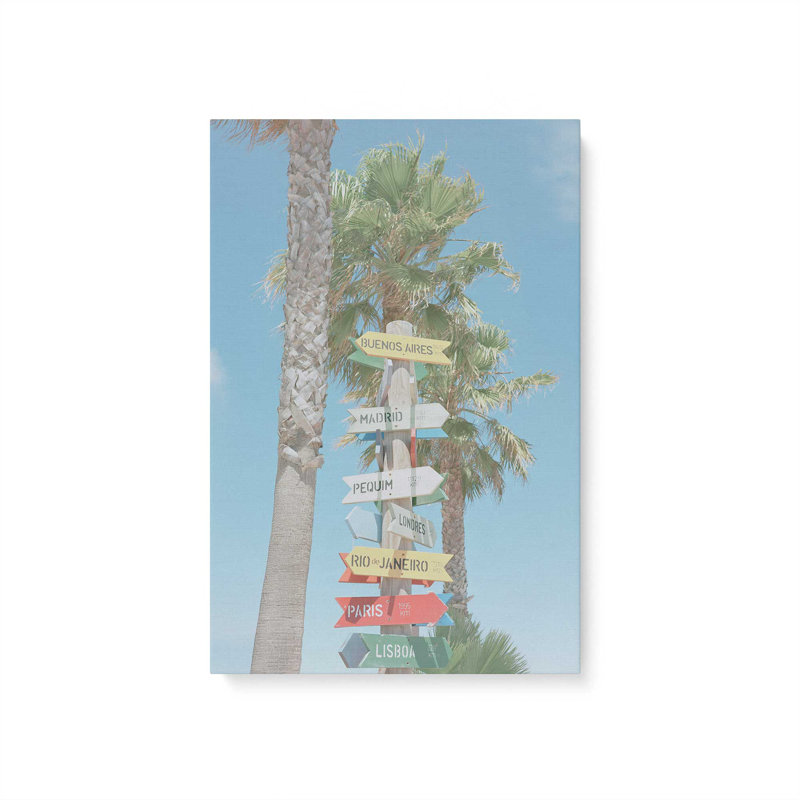 Direction to Dreams on Canvas, H 12 po x l 18 po, Toile tendue