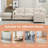 5 - Piece Reversible Modular Corner Sectional With Ottoman-1409123908