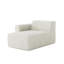 Chaise longue simple en velours côtelé Berlare-944318872