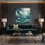 Art nautique sur toile vert