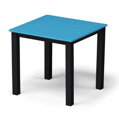 Robinett Square Metal Outdoor Side Table , 21'' in. W 21'' in. D
