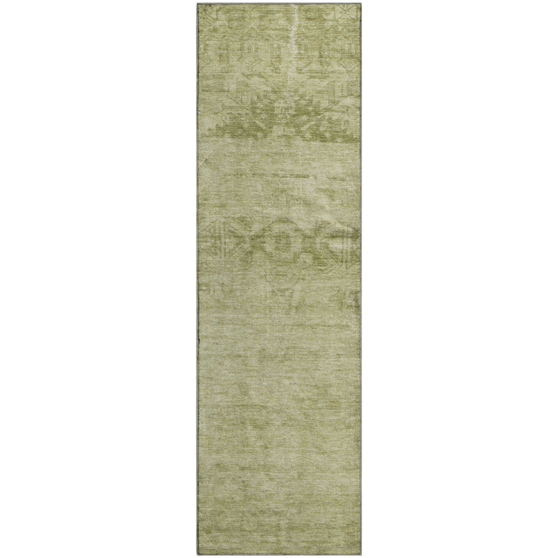 Premium Machine Washable Lampkins AMF1647 Global Rug, Runner 2'3" x 7'6"
