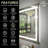 UL Certified Front & Back LED Anti-Fog Tempered Glass Framed Bathroom/Vanity Mirror - Basics by Wayfair™-1250802411
