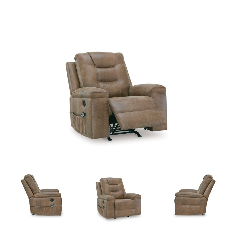 Fauteuil inclinable Shadehille, Brun