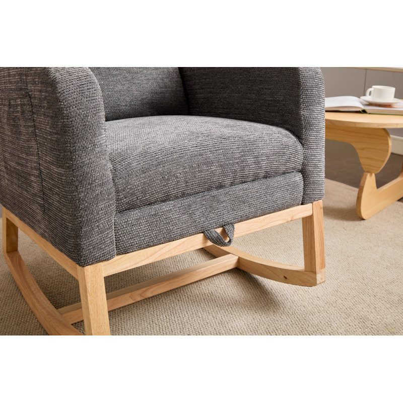 Chaise berçante Modern, Gris foncé