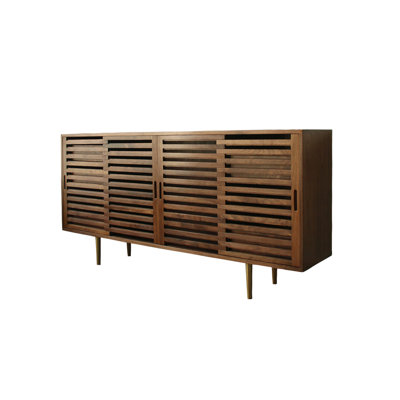 American style black walnut TV stand