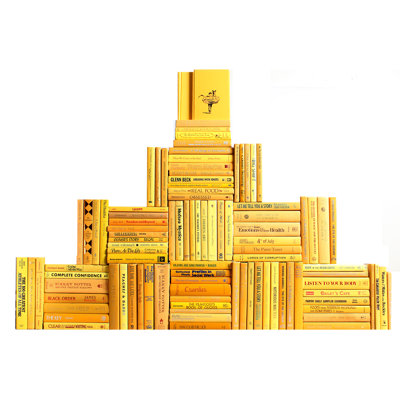 Modern Daffodil Book Wall