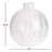 Cersie Milk Glass Bead Pattern Blown Glass Round Vase Large in White/Clear-73484296