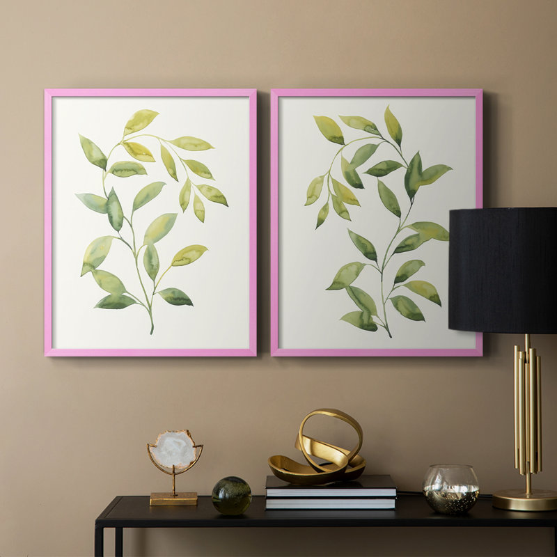 «Wilted Vine I», reproduction encadrée de qualité supérieure - prête à être accrochée - aucun clou requis - aucun clou requis