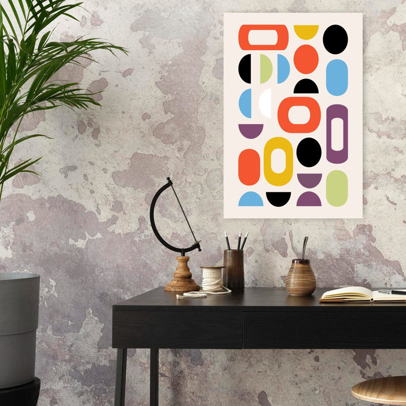 Art contemporain, art contemporain abstrait, H 24 po x l 16 po