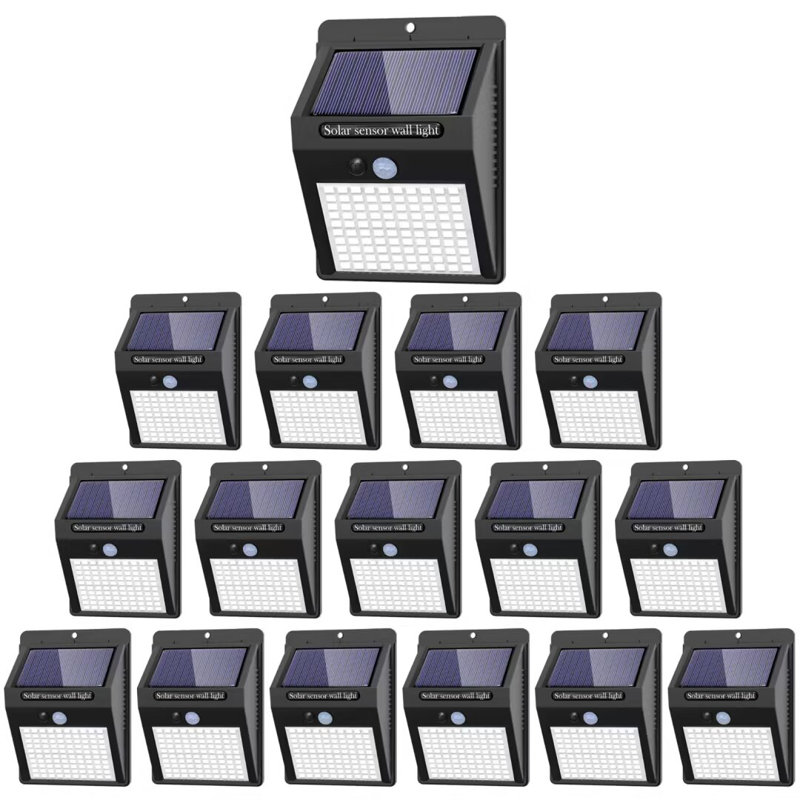 16 Pack 30 LED Solar Motion Sensor 3 Models Light IP65 Waterproof Outdoor Light For House