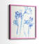 Inky Daffodils I - reproduction encadrée de qualité supérieure - prête à être accrochée - aucun clou requis - aucun clou requis-31874789-31874808