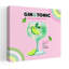 «Gin and Tonic Delight Vibrant Contemporary Summer», reproduction d'art mural-133616030