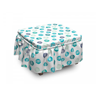 Box Cushion Ottoman Slipcover