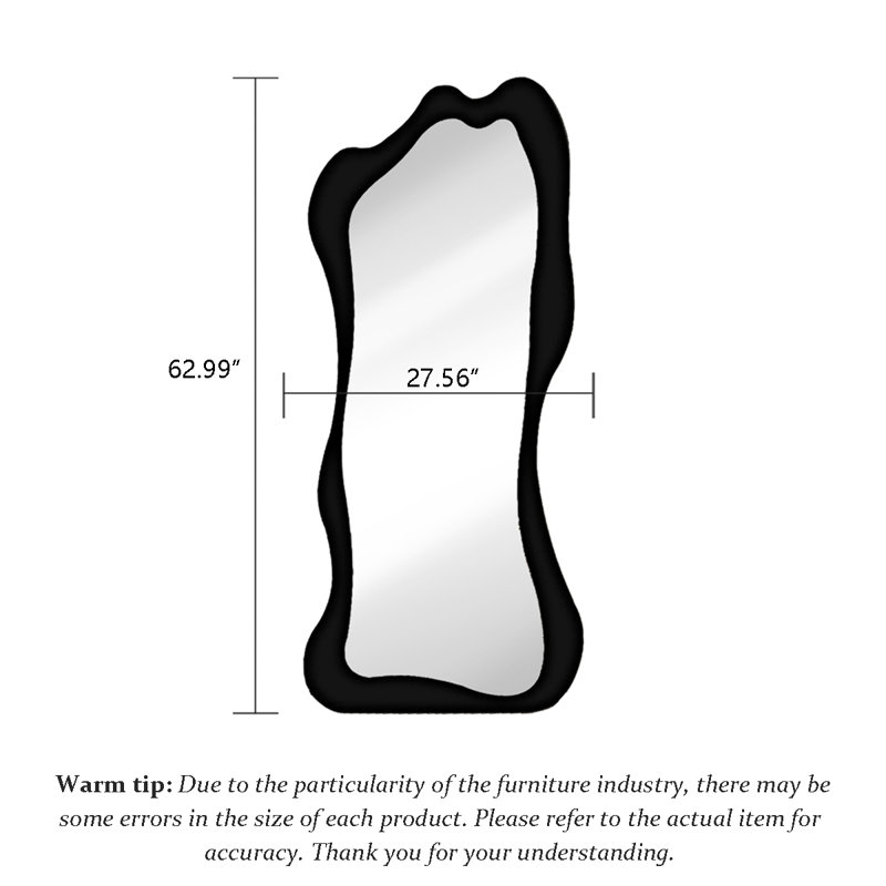 Miroir pleine grandeur Nordic Creative, 62,99 po x 27,56 po