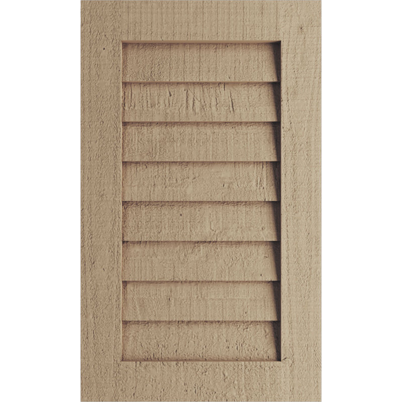 Évent rectangulaire en faux bois Timberthane, Cèdre brut, H 24 po x l 14 po x L 1 po