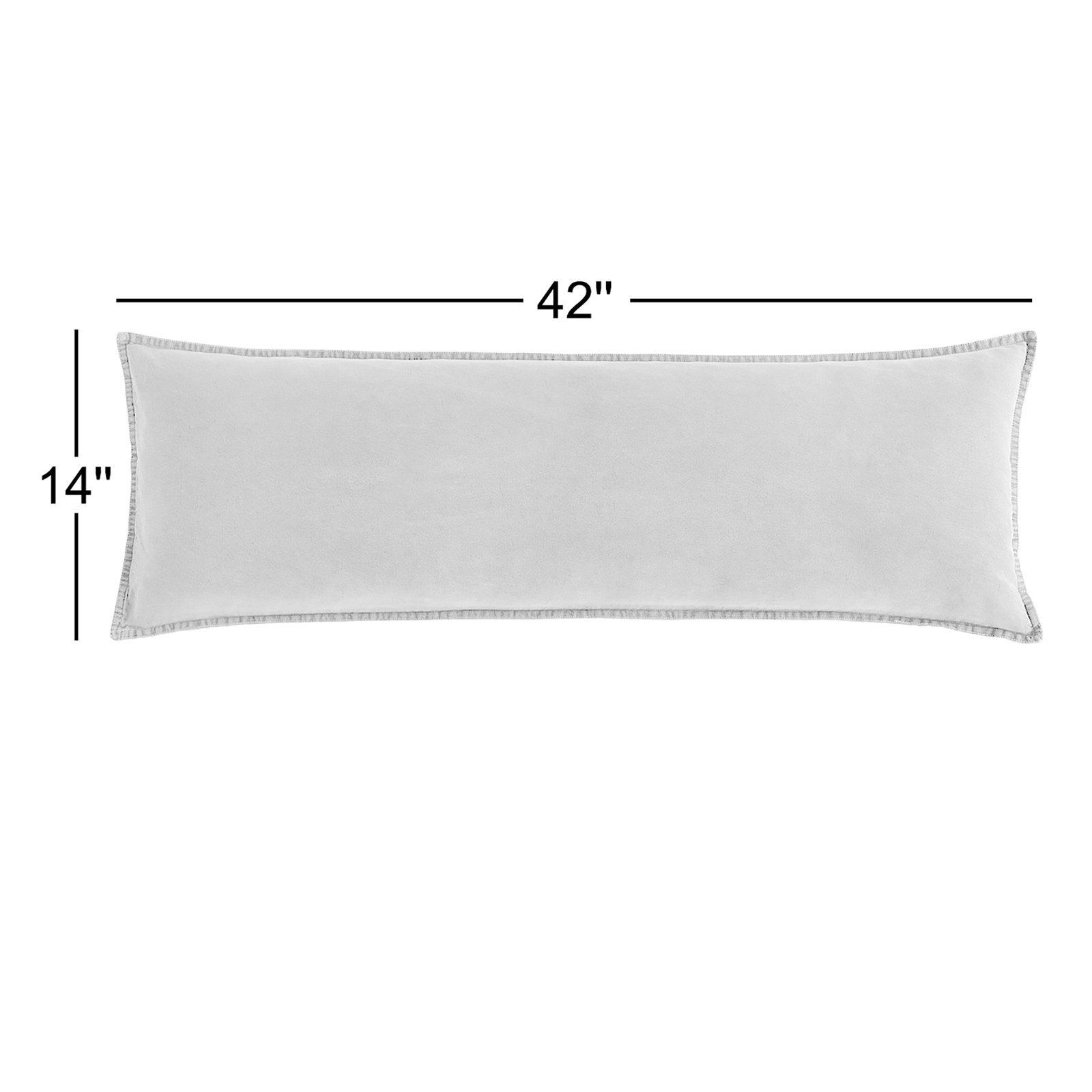 Cotton Canvas 42" x 14" Cushion Pad, Sarsaparilla