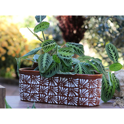 TALAVEREA TIERRA LUZ LARGE CRADLE PLANTER