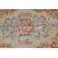 Tapis 3,6 po x 6,9 pi, tapis géométriques, tapis frais, tapis turc, tapis beige Oushak, tapis rétro