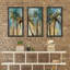 «Island Morning Palms» par Lanie Loreth - Reproduction d'art sur toile à multiples images-31707394