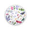 VIDA Butterfly Croc Reversible 15.5" Round Placemats