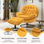 Fauteuil d'appoint avec repose-pieds Anouk-99861135