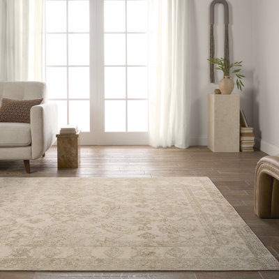 Tapis doré / ivoire Forand