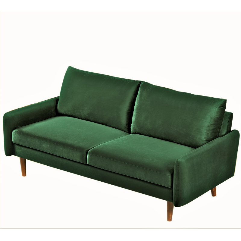Velours Teniqua, Vert, H 33 po x l 58 po x P 32,2 po