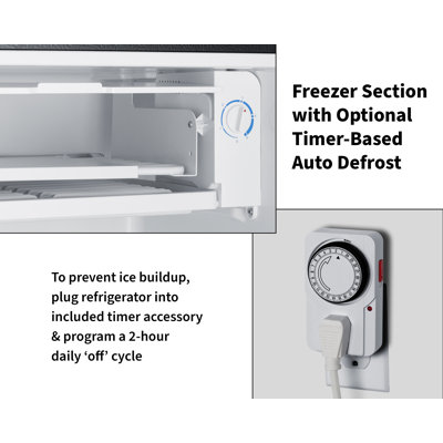 19" Wide Refrigerator-Freezer, ADA Compliant