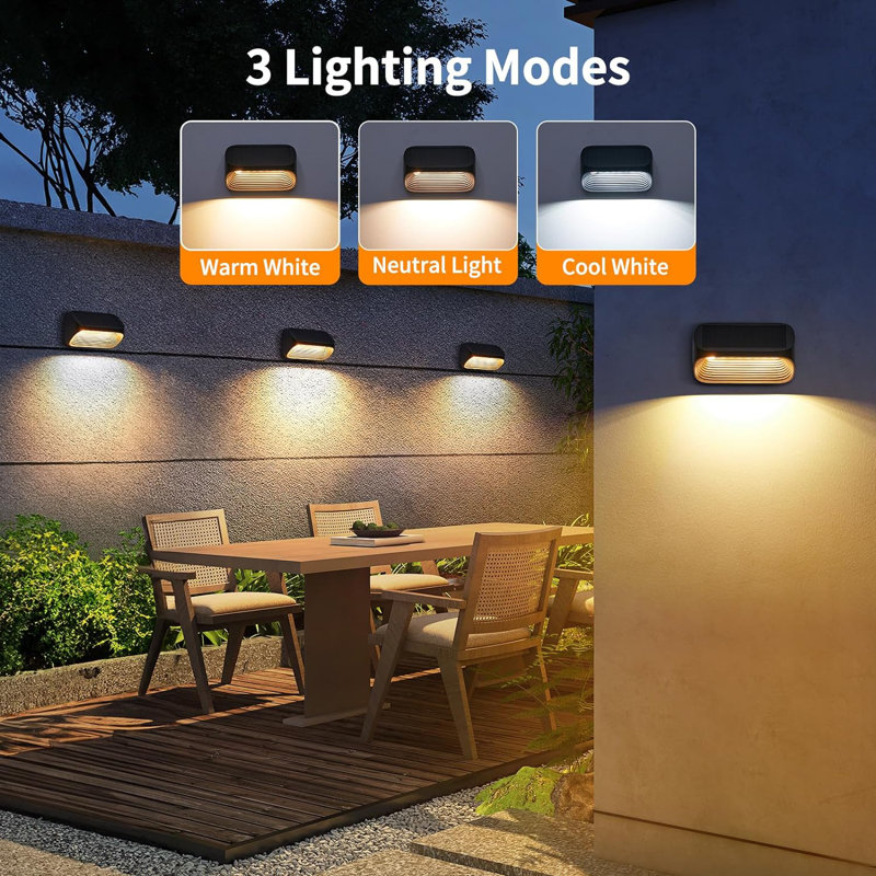 Multicolor Low Voltage Solar Powered LED Step Light Kit